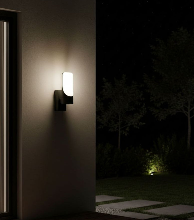 Wandleuchte Cubo 10W 3000K – LED Außenwandleuchte IP54 Anthrazit.