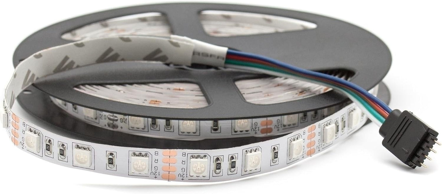 LED Band 24V RGB 30SMD/m – 5 m 2 mm flach 120° Abstrahlwinkel Innenbereich IP20