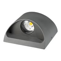 LED Wandleuchte UpDown Alu Antrazit inkl.2 x 5W IP54