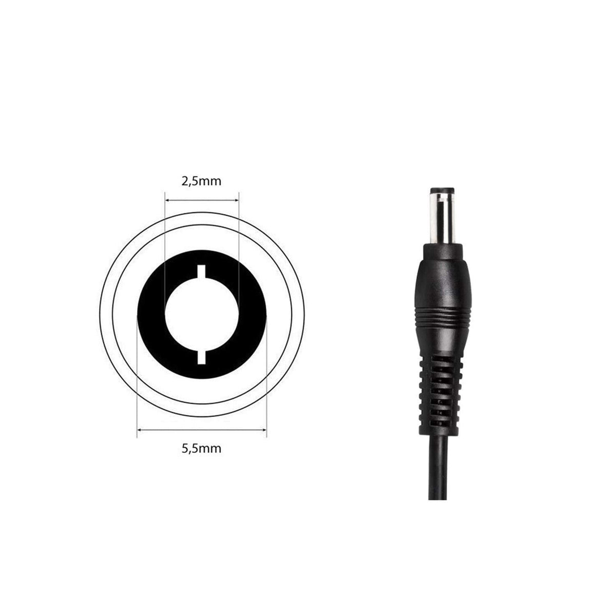 12V 5A Netzteil Adapter, AC 100-240V bis DC 12 Volt 5 Amp 60W Stromversorgung für LED Lichtstreifen