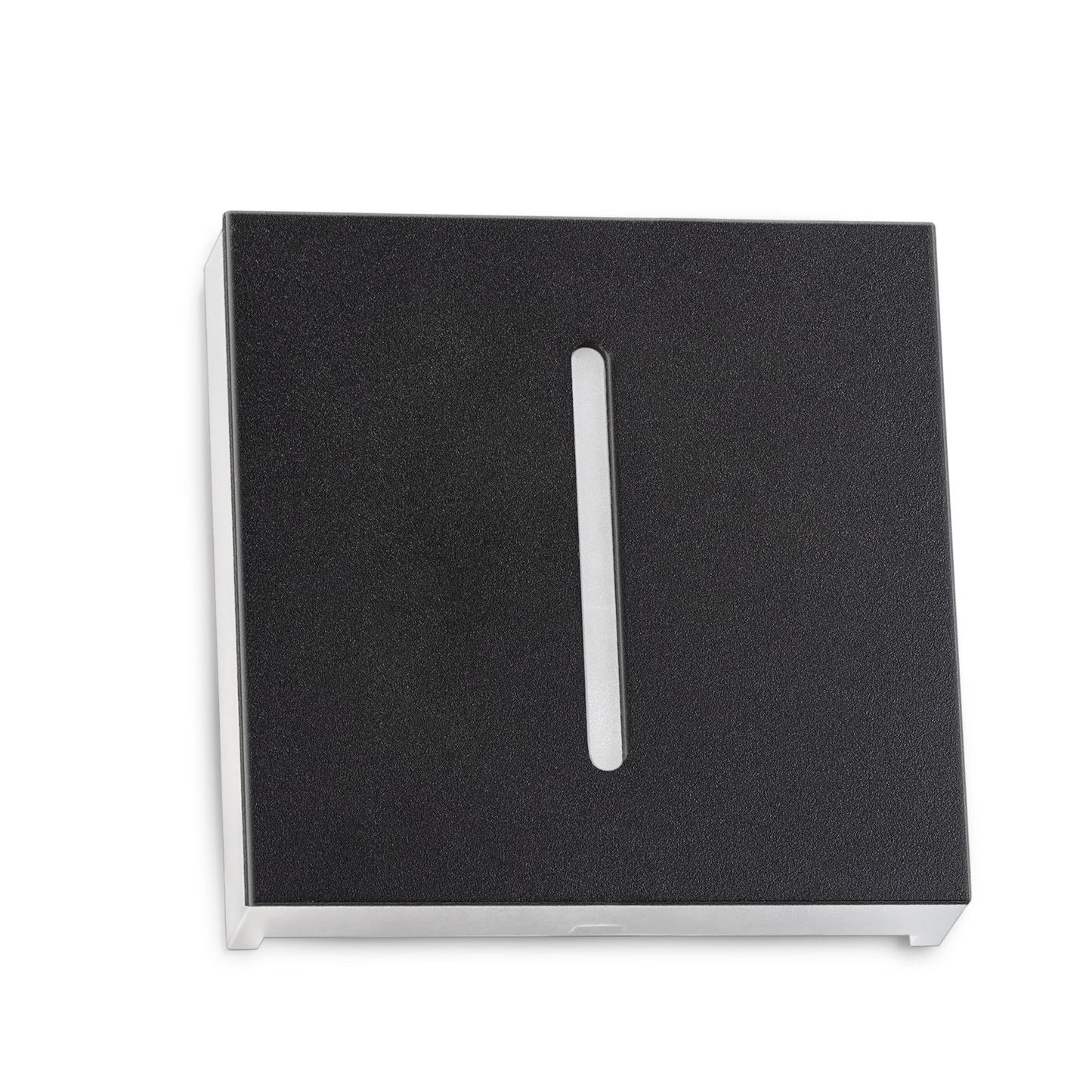 Treppenbeleuchtung - LED Wandeinbauleuchte Schlitz in Schwarz