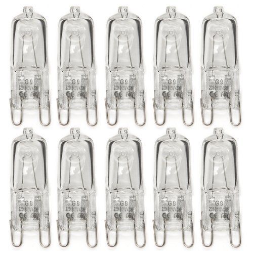 Halogen Birnen G9 28W=40W Eco 10 Stk Dimmbar