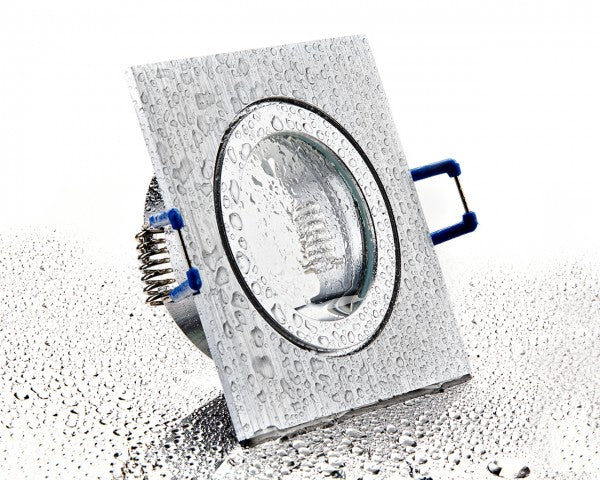 Einbaustrahler Aluminium BiColor mit Klickverschluß Feuchtraum 5W 360 Lumen