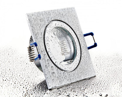 Einbaustrahler Aluminium BiColor mit Klickverschluß Feuchtraum 5W 360 Lumen