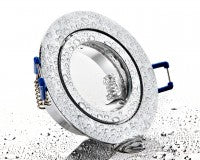 Wasserfestes IP44-LED-Einbauspot-Set für Feuchträume Bicolor