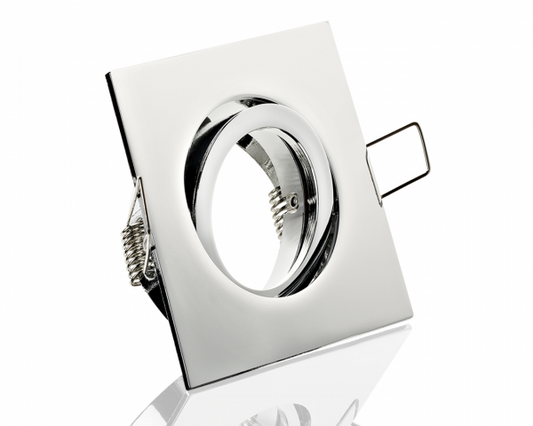 Einbaurahmen Chrom Rund | 5W LED | Dimmbar | 230V | 400lm | IP20 | 3000K-6500K