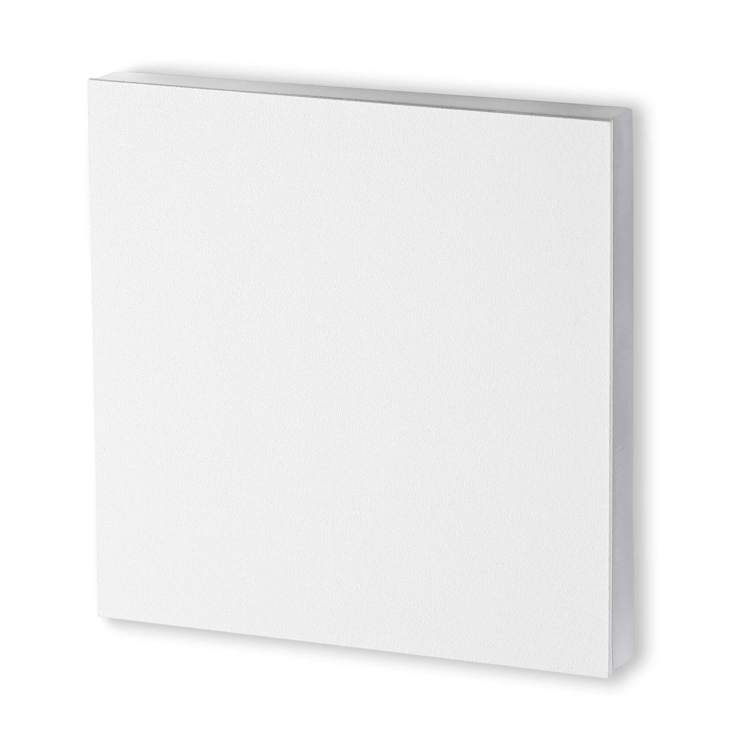 LED-Treppenbeleuchtung – Wandeinbauleuchte in Weiß, Rundum quadratisch für stilvolle Akzente