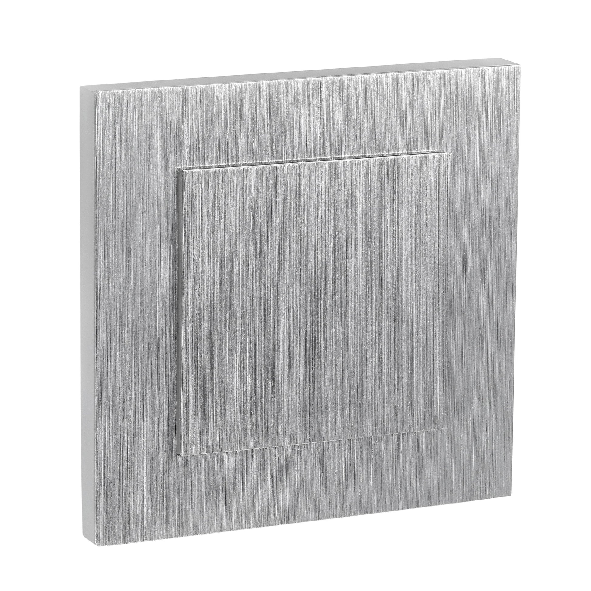 LED-Treppenbeleuchtung – Wandeinbauleuchte 3D in Aluminium, eckig für stilvolle Akzente