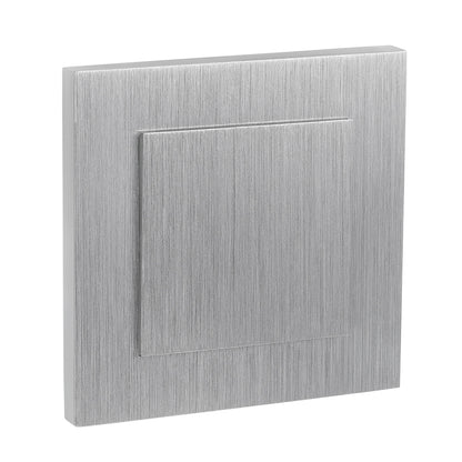 LED-Treppenbeleuchtung – Wandeinbauleuchte 3D in Aluminium, eckig für stilvolle Akzente