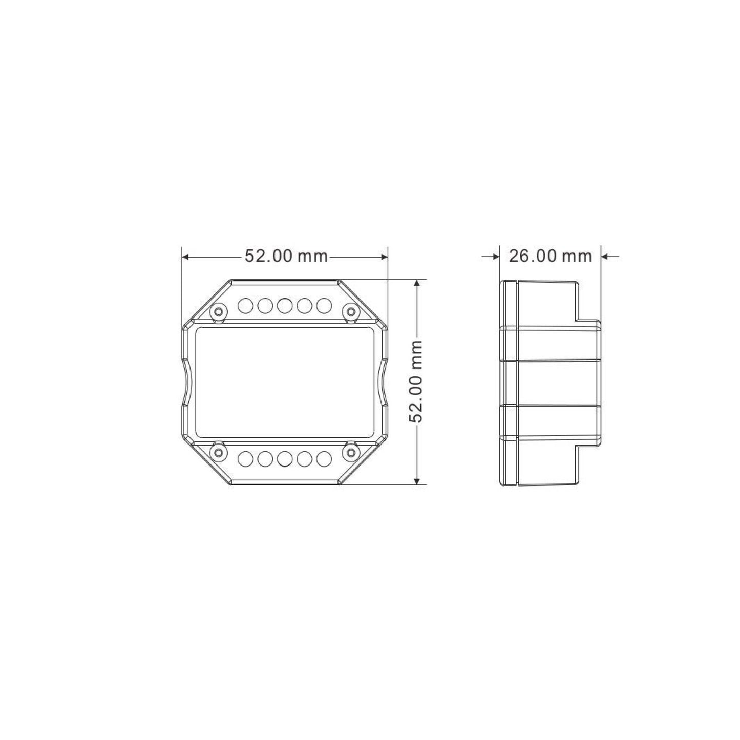 Funk-Dimmer für 230V LEDs – 240W, Fernbedienung, Memoryfunktion, Reichweite 30m, stufenlos dimmbar