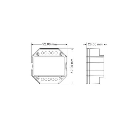 Funk-Dimmer für 230V LEDs – 240W, Fernbedienung, Memoryfunktion, Reichweite 30m, stufenlos dimmbar