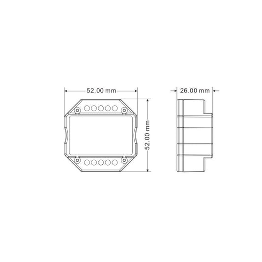 Funk-Dimmer für 230V LEDs – 240W, Fernbedienung, Memoryfunktion, Reichweite 30m, stufenlos dimmbar