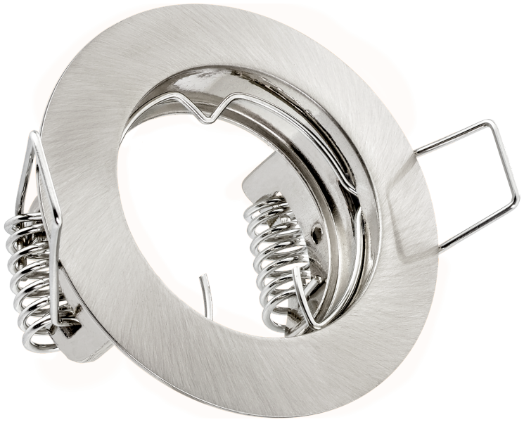 LED-Einbaustrahler Edelstahl-Optik – 5W GU10 Spot, Rostfrei, Direkt an 230V anschließbar