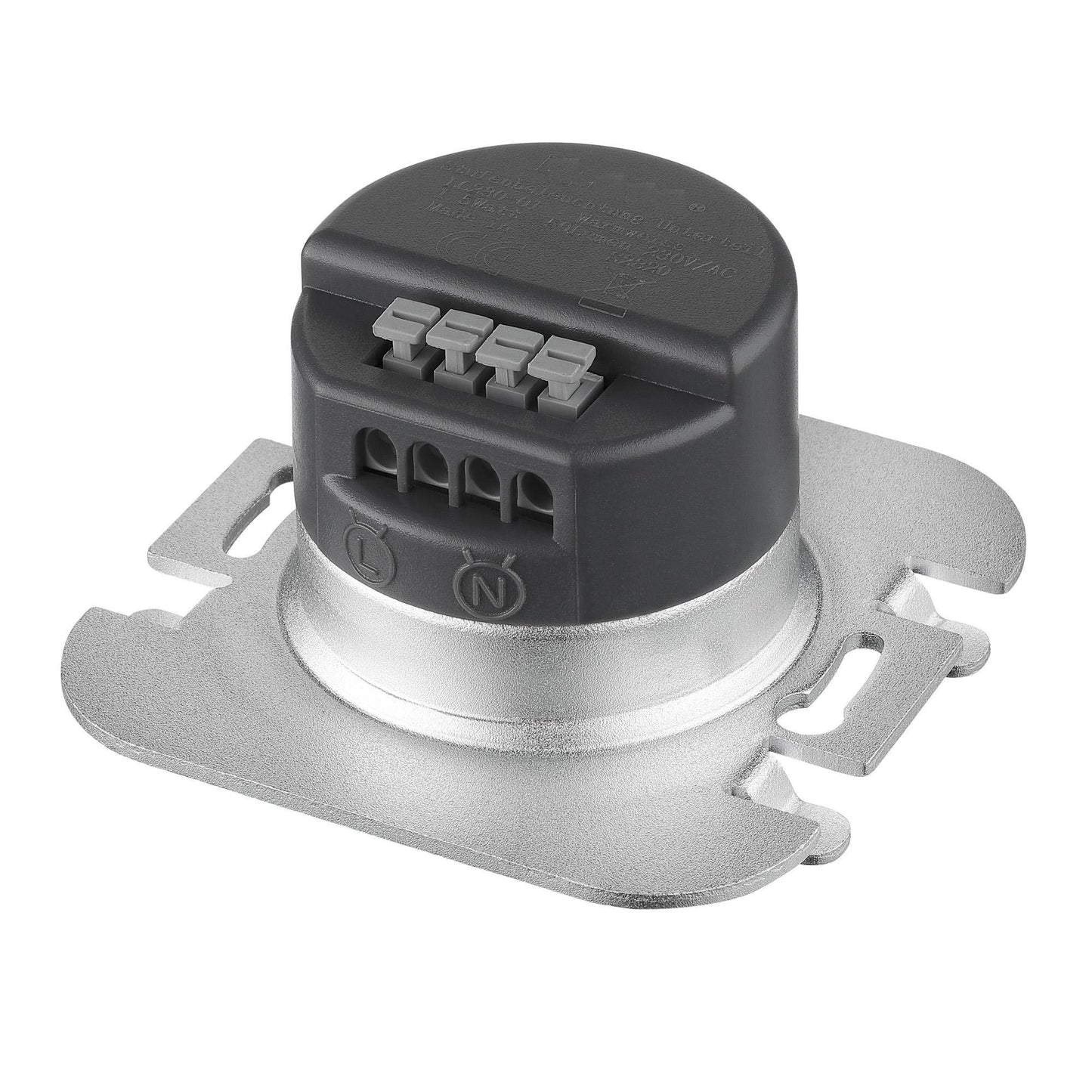 LED-Treppenbeleuchtung 230 V Wandeinbauleuchte mit Rundherumbeleuchtung – Eleganter Rahmen, 360°