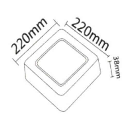 Aufputz LED-Panel 18W – Energieeffizient, 1360 Lumen, 120° Abstrahlwinkel