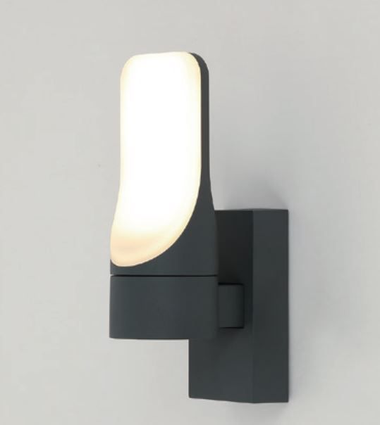 Wandleuchte Cubo 10W 3000K – LED Außenwandleuchte IP54 Anthrazit