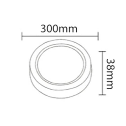 LED-Panel 24W – Klares Licht, Angenehm für Augen, Direktanschluss, IP20