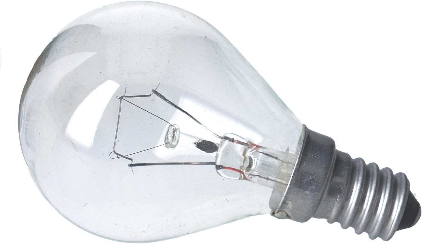 40W E14 Glühlampe für Haushaltsgeräte – Klar, Temperaturbeständig, für Backöfen, Kühlschränke & Mikr