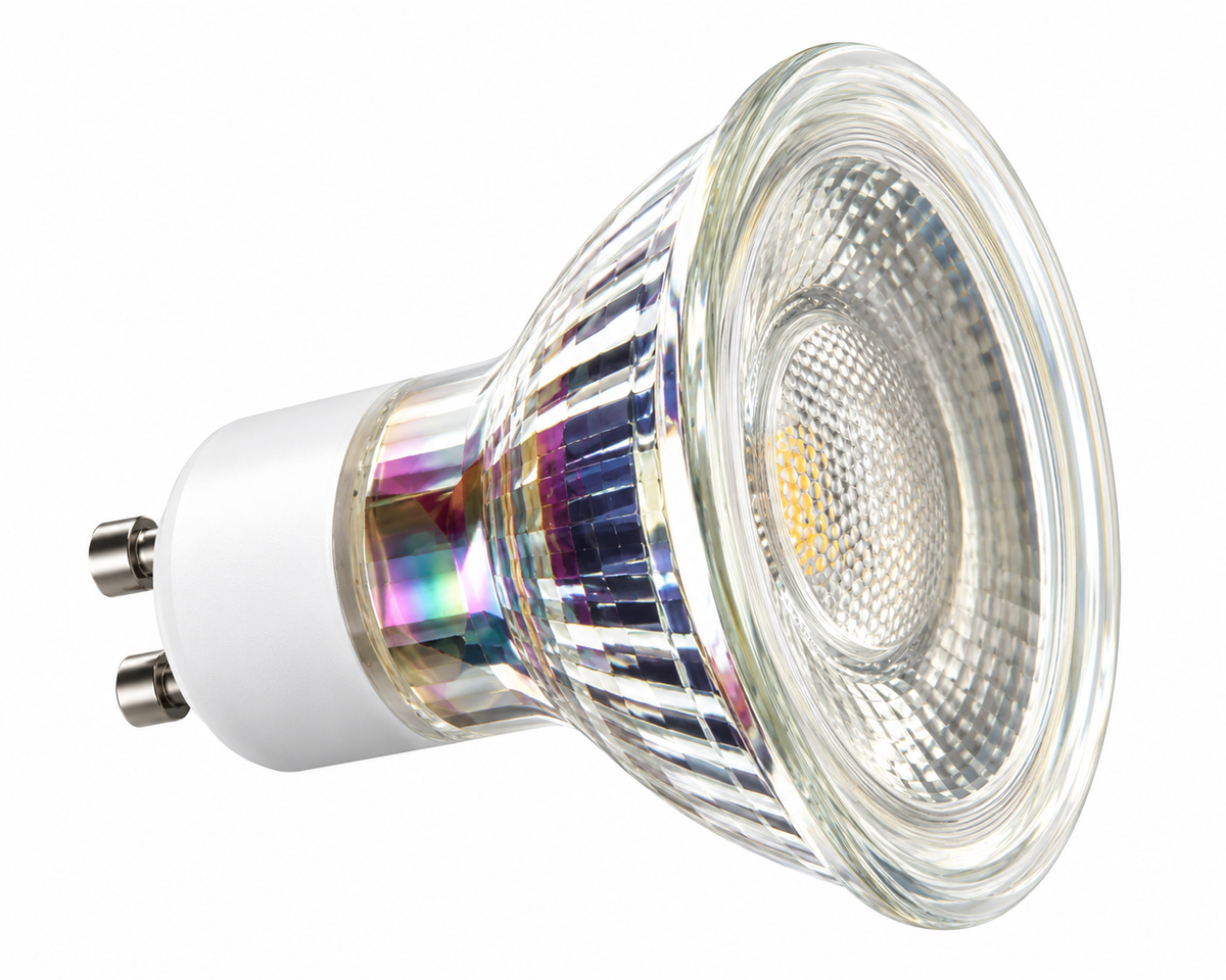 LED Lampe GU10 5W – 45° Abstrahlwinkel 230V Vollglas