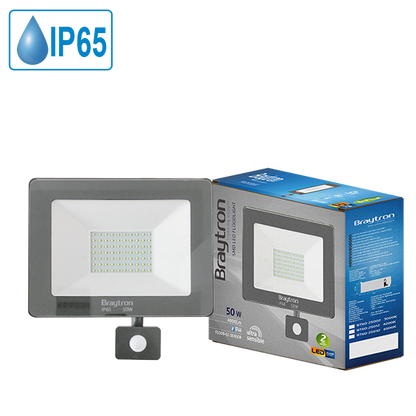 LED Strahler/Fluter 50W=320W 4000Lumen Ip 44 Sensor 