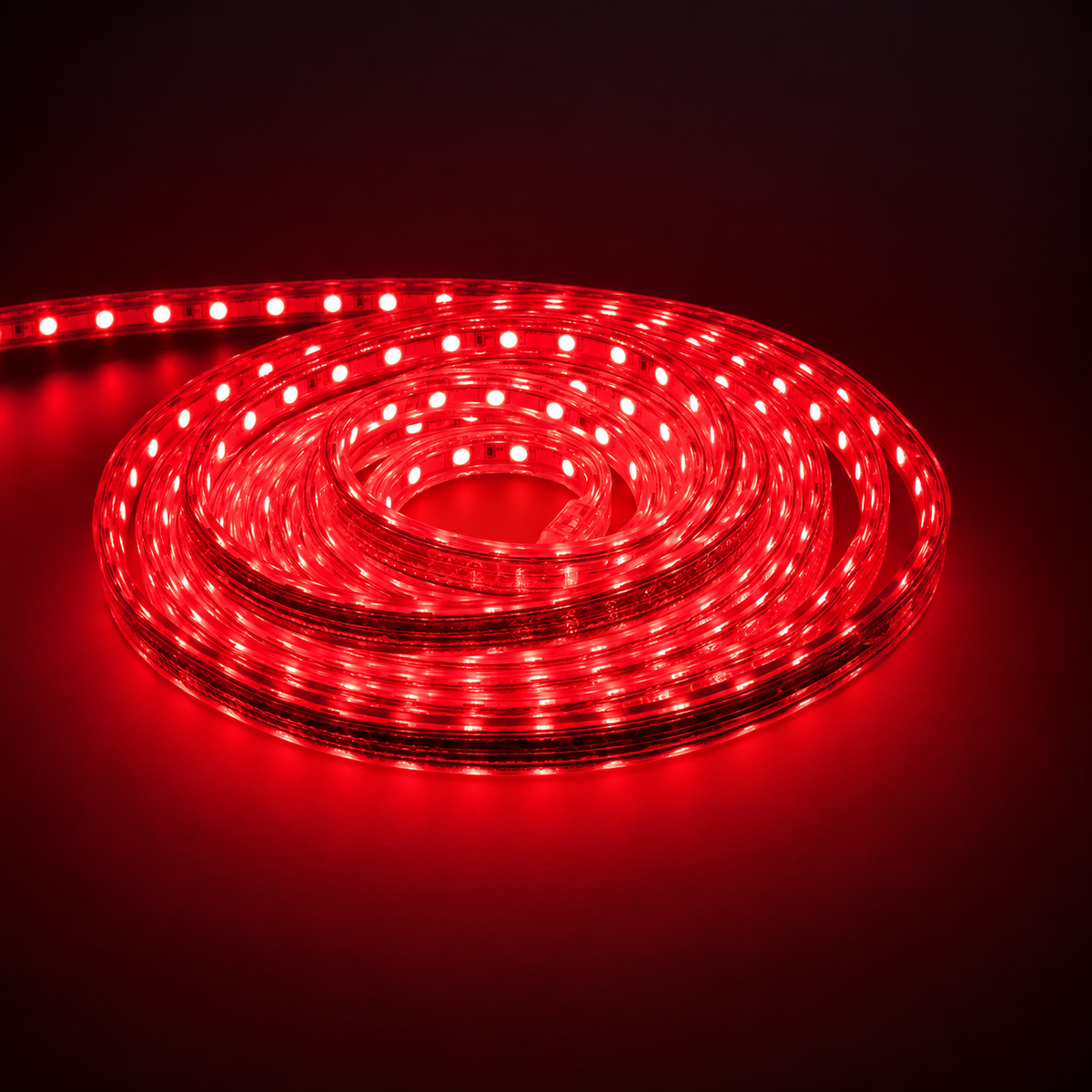 LED Strip 220V Rot – SMD 5050 dimmbar
