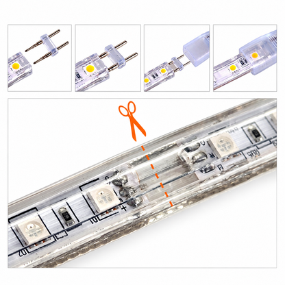LED Strip 220V RGB – SMD 5050 dimmbar