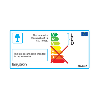 LED Wandleuchte UpDown Alu Antrazit inkl.2 x 5W IP54