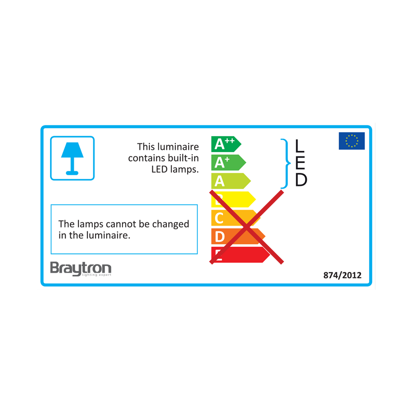 Braytron PLUS LED-Flächenleuchte 1200x300 mm | 50W | 4000 lm |
