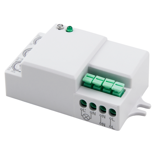 Mikrowellen Bewegungsmelder 360° – LED Sensor für Decke & Wand.