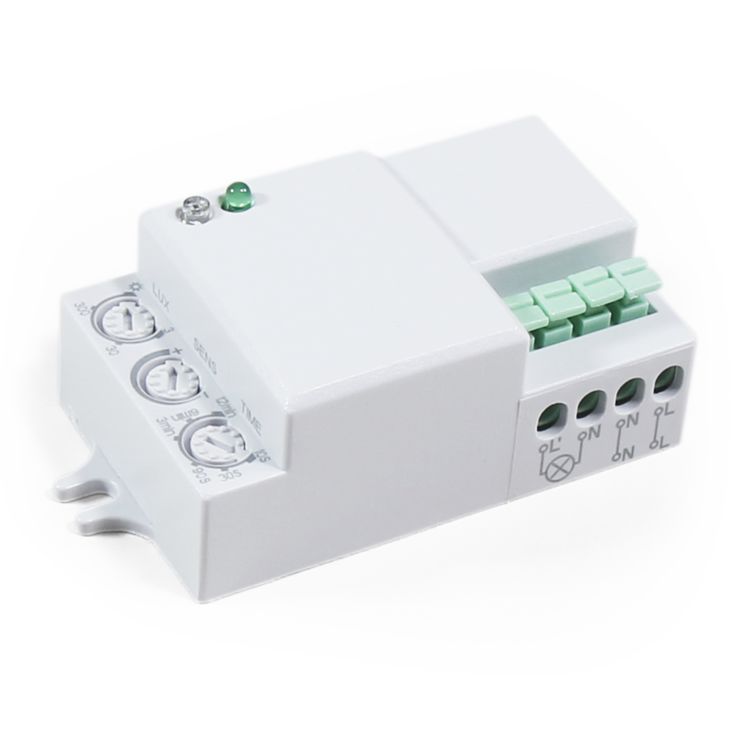 Mikrowellen Bewegungsmelder 360° – LED Sensor für Decke & Wand.
