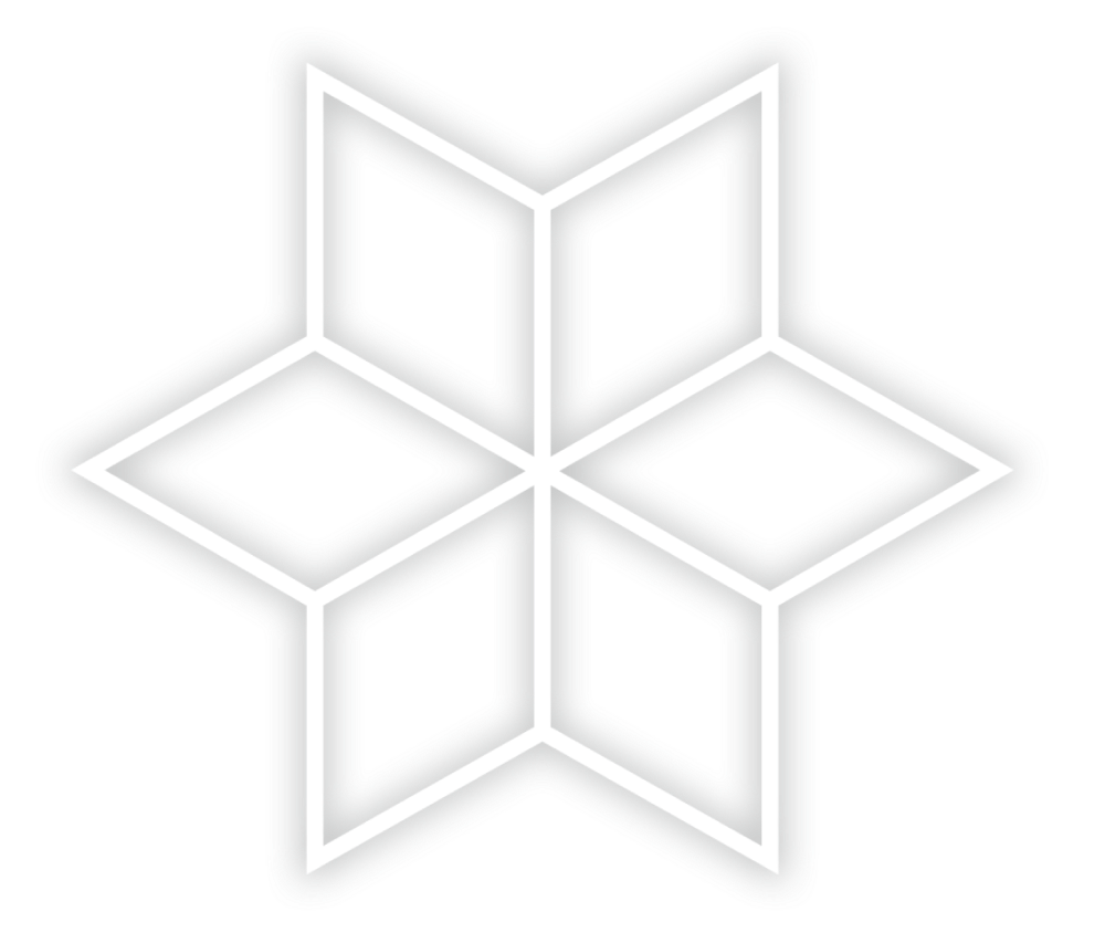 LED Hexagon, 6 Waben, Kaltweiß 6500K, 14.652 Lumen, 230V, Werkstatt LED Beleuchtung..
