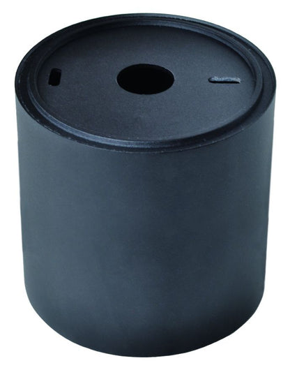 Aufbaustrahler Alu rund – Doppelring Schwarz Matt / Weiß Matt