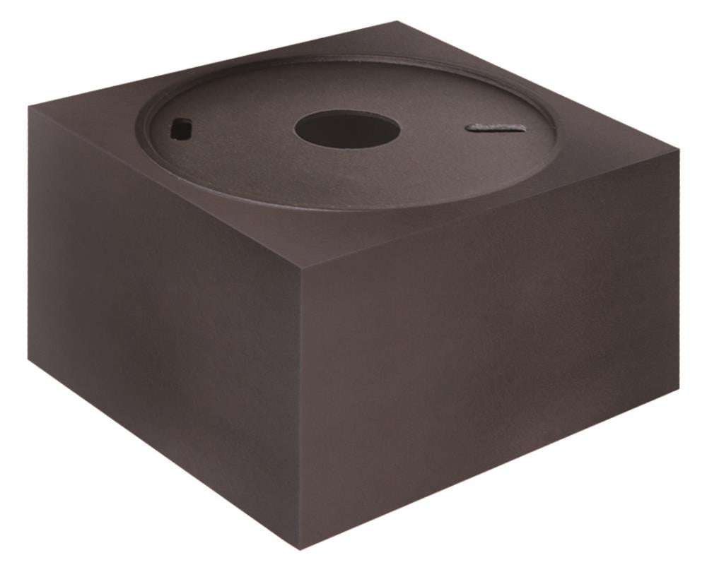 Alu Aufbaustrahler Eckig – Flach, Weiß Matt / Schwarz Matt, Schwenkbar