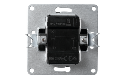 Jalousie-Taster McPower "Flair", Hoch und Runter, 250V~/10A, UP, anthrazit.