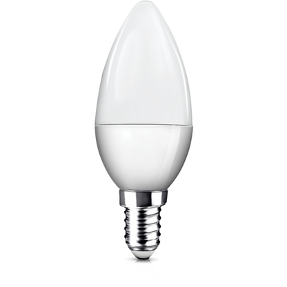 LED Leuchtmittel E14 Kerze C35 5 Watt matt  410 Lumen