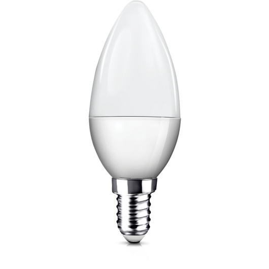 LED Leuchtmittel E14 Kerze C35 5 Watt matt  410 Lumen