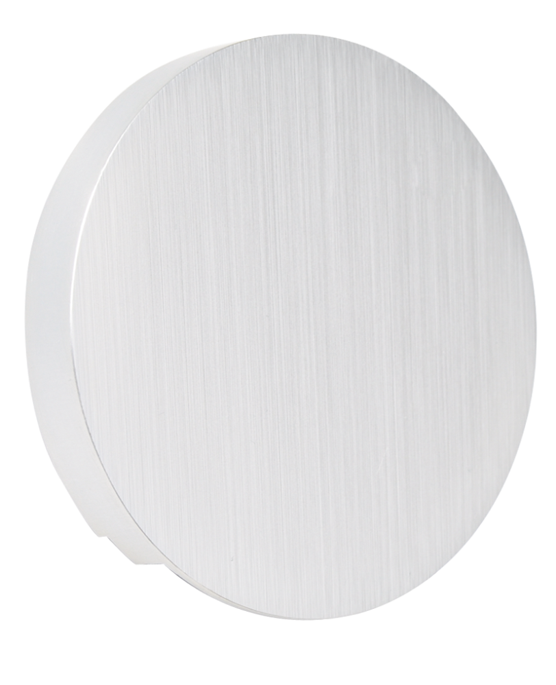 LED-Treppenbeleuchtung 230V – Aluminium Wandeinbauleuchte mit halbrundem Lichtaustritt für indirekte