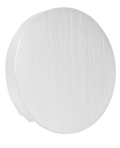 LED-Treppenbeleuchtung 230V – Aluminium Wandeinbauleuchte mit halbrundem Lichtaustritt für indirekte