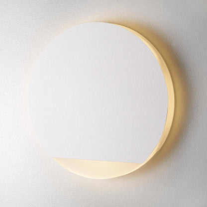 Treppenbeleuchtung - LED Wandeinbauleuchte in Weiß - Rund