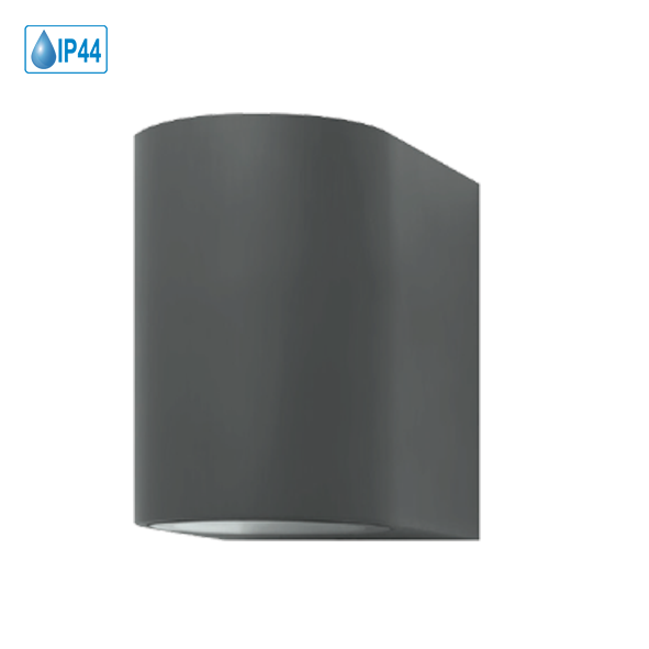 Moderne LED Wandleuchte DownLight – Antrazit, 5W GU10 LED, IP44, 360 Lumen