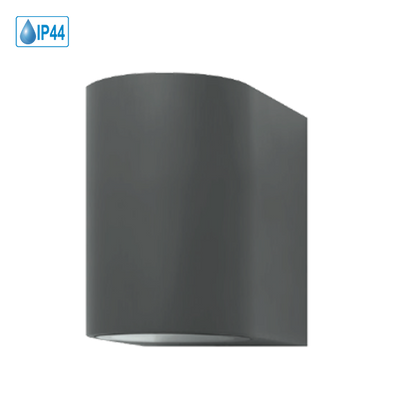 Moderne LED Wandleuchte DownLight – Antrazit, 5W GU10 LED, IP44, 360 Lumen