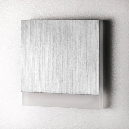 Treppenbeleuchtung - LED Wandeinbauleuchte in Aluminium