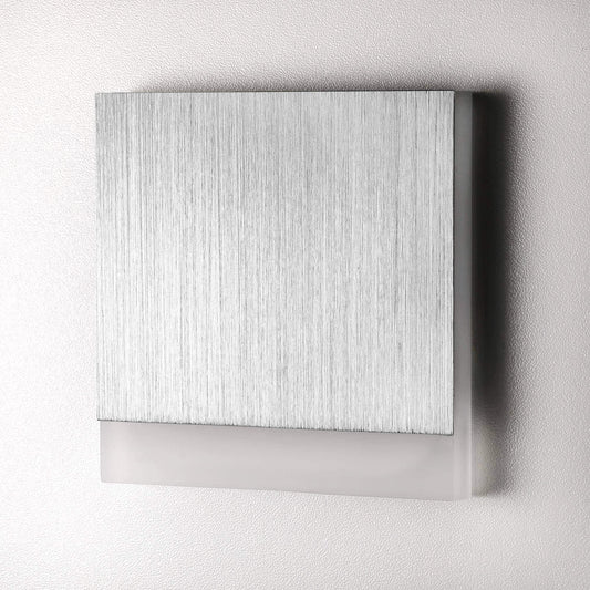 Treppenbeleuchtung - LED Wandeinbauleuchte in Aluminium