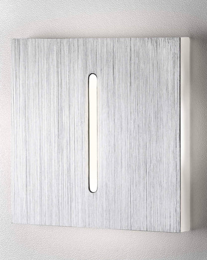 Treppenbeleuchtung - LED Wandeinbauleuchte Schlitz in Aluminium