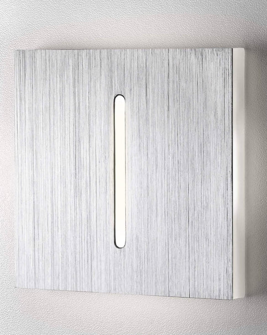 Treppenbeleuchtung - LED Wandeinbauleuchte Schlitz in Aluminium