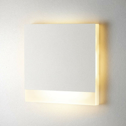 LED-Treppenbeleuchtung 230 V Weißer Aluminiumrahmen mit unterem Lichtbalken Rundherum Beleuchtung