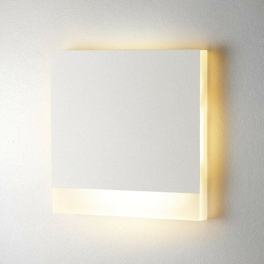 LED-Treppenbeleuchtung 230 V Weißer Aluminiumrahmen mit unterem Lichtbalken Rundherum Beleuchtung