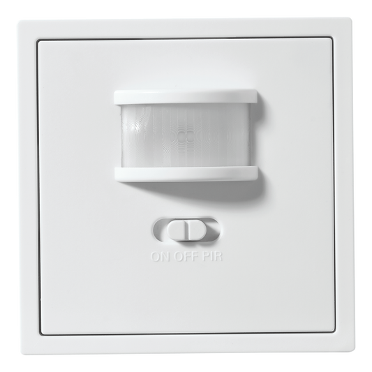 McPower Shallow Line Bewegungsmelder Weiß Unterputz – LED geeignet.