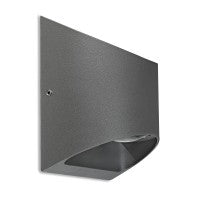 LED Wandleuchte UpDown Alu Antrazit inkl.2x5W IP54