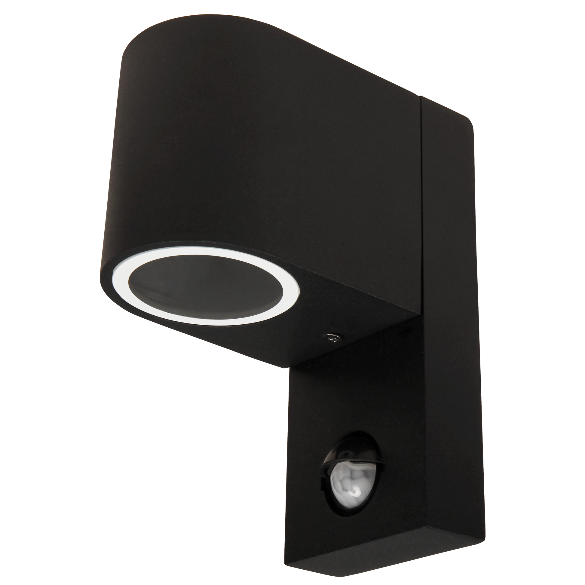 Außenleuchte Downlight mit Bewegungsmelder – Schwarz, IP44, LED-fähig